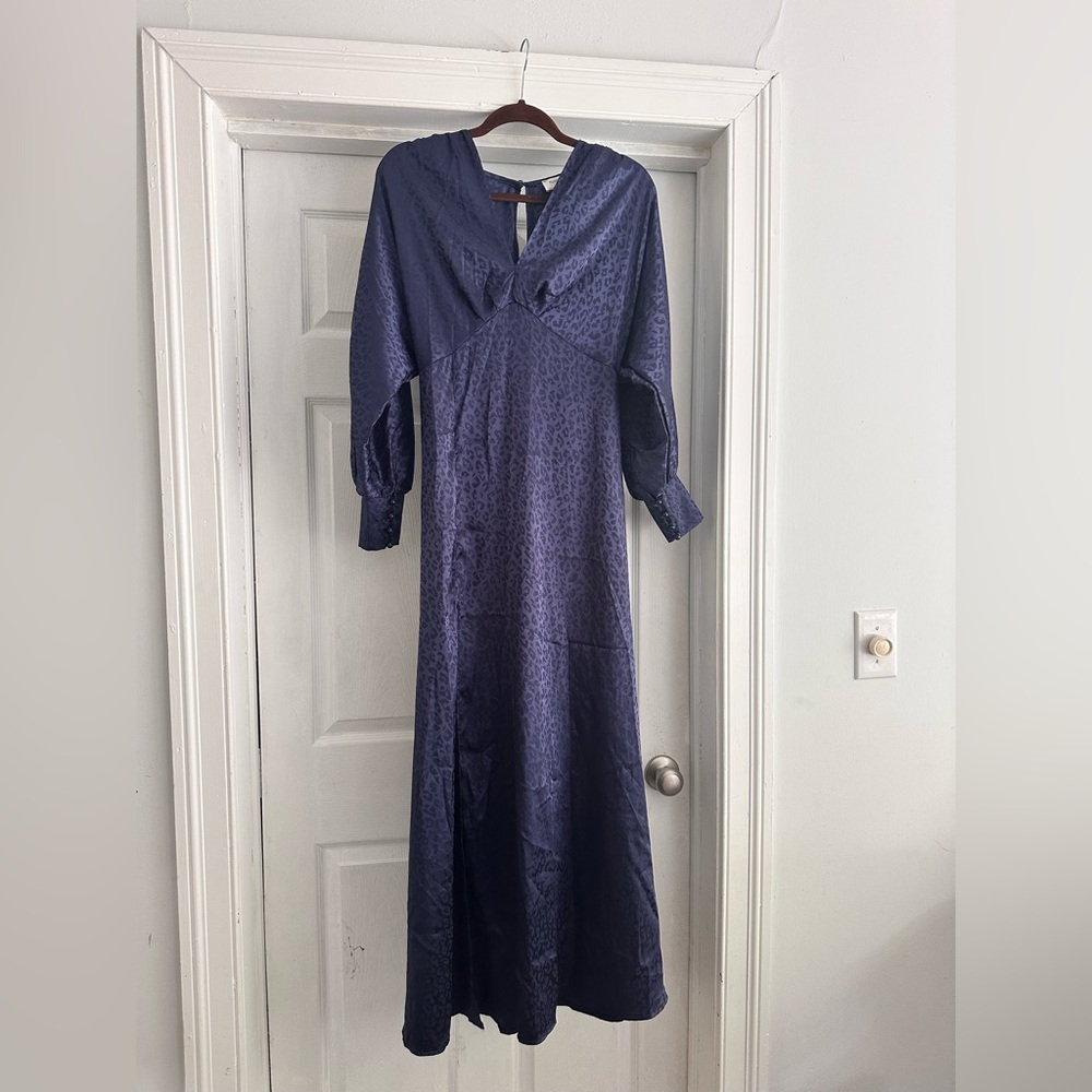 Elegant Navy Blue Women's Dress size M-L